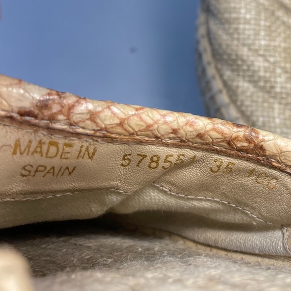 GUCCI double cloth mules sz 35 made in spain - Picture 14 of 16